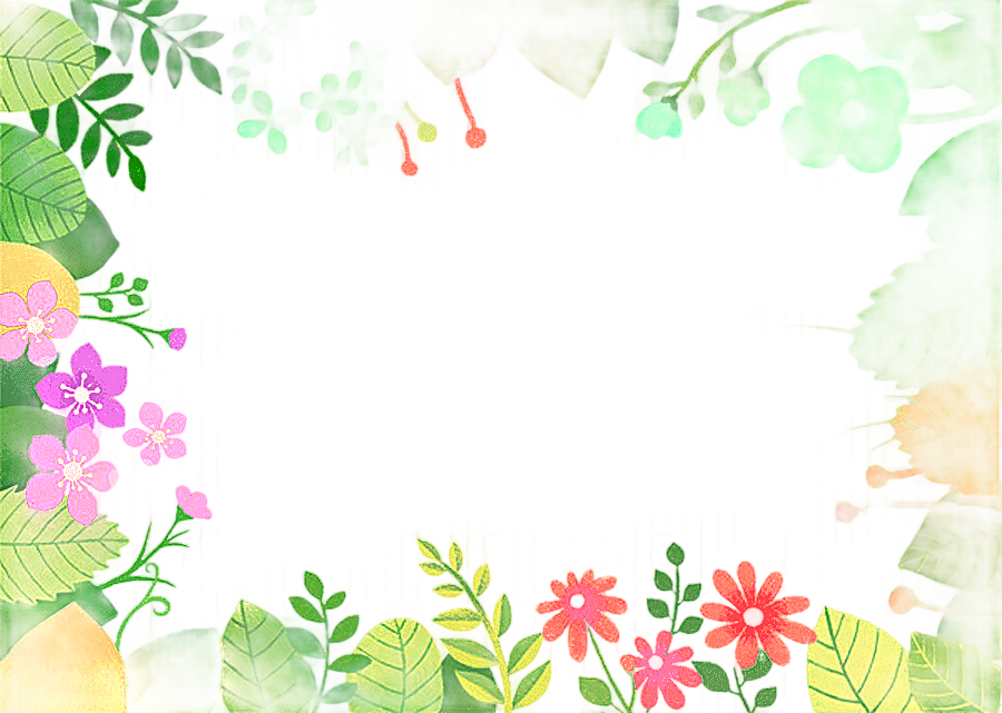 png clipart green floral boarder floral design green leaf cartoon animation green cartoon