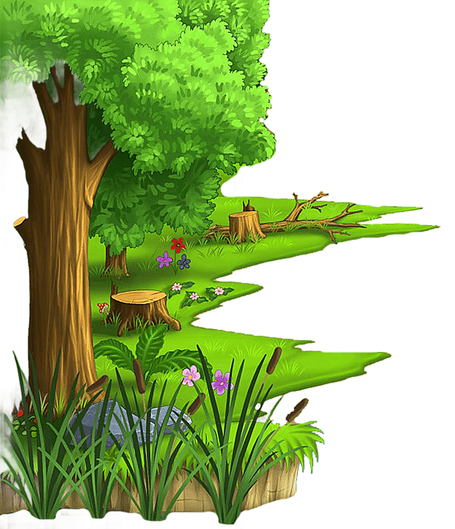 png clipart green leafed trees illustration cartoon animation desktop village jungle photo