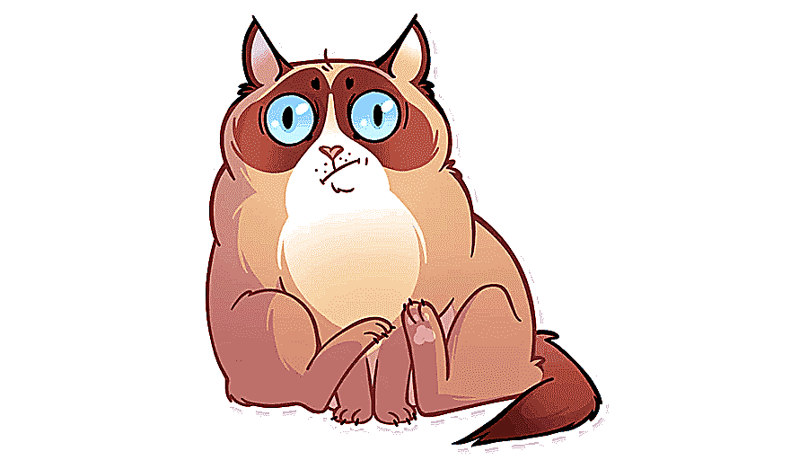 png clipart grumpy cat stickers telegram pusheen cat mammal animals