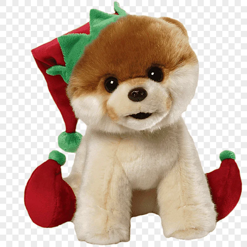 png clipart gund boo stuffed animals cuddly toys christmas dog christmas holidays carnivor