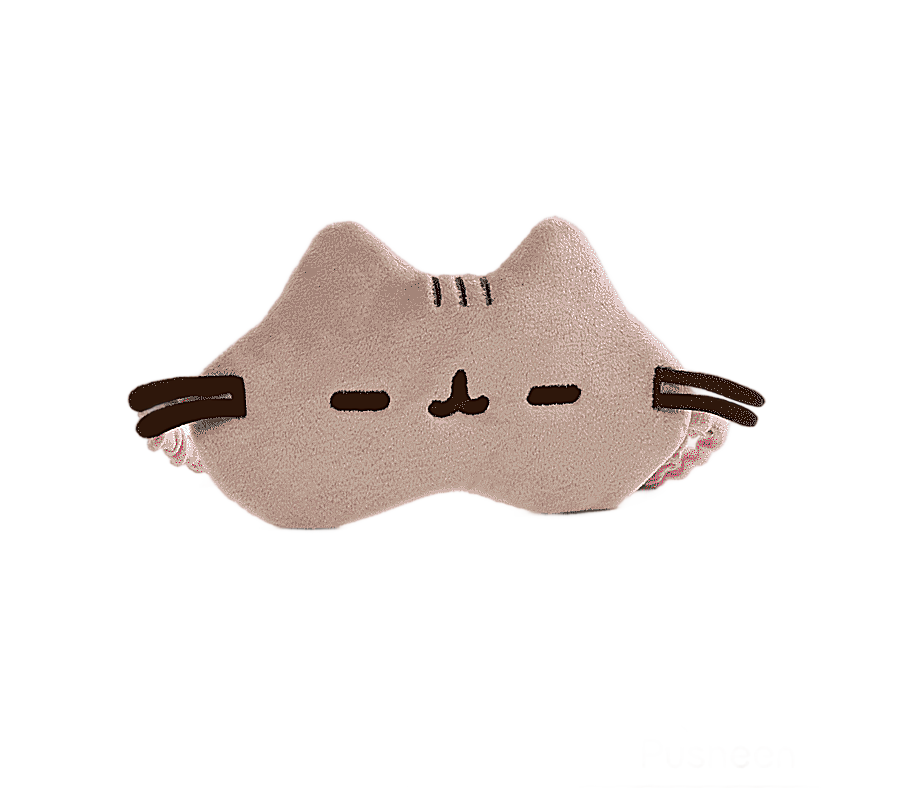 png clipart gund pusheen plush sleep mask stuffed animals cuddly toys blindfold mask sleep