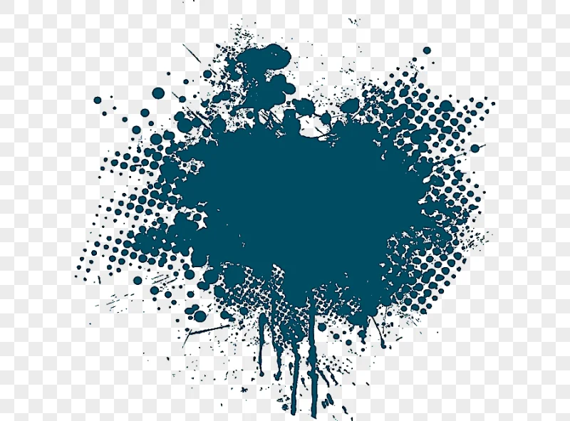 png clipart halftone ink paint blue ink