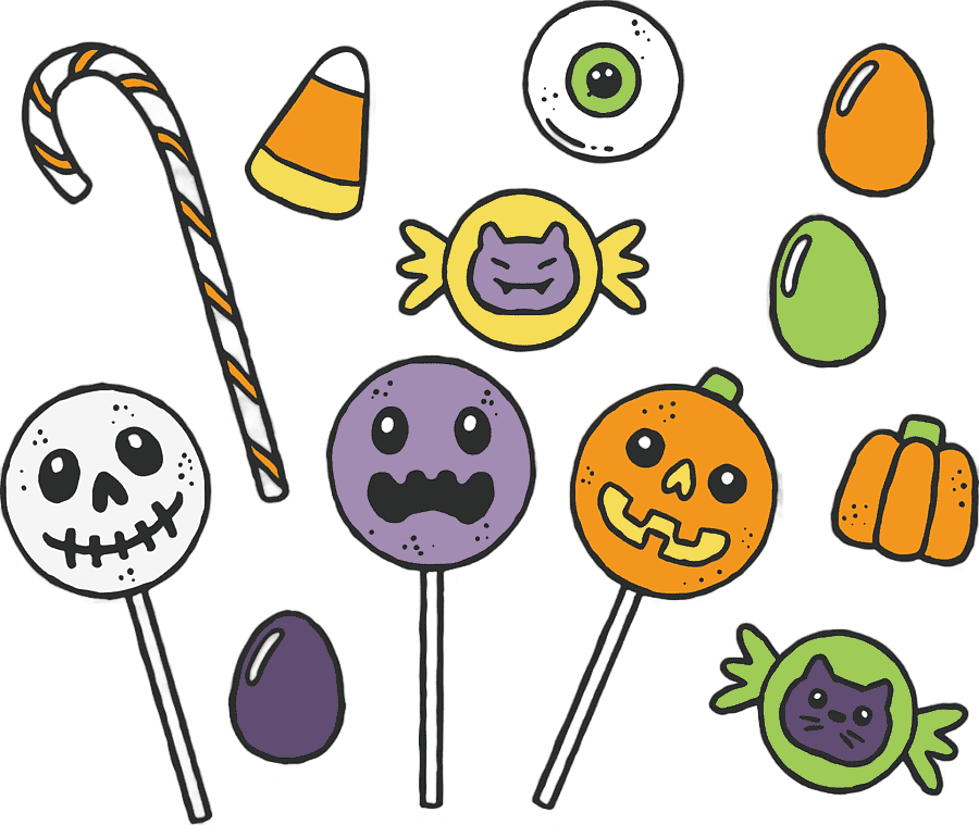 png clipart halloween candy cartoon halloween candy cartoon character food