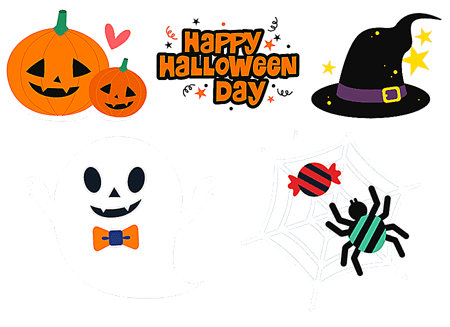 png clipart halloween paper animation pattern halloween cartoon patterns cartoon character