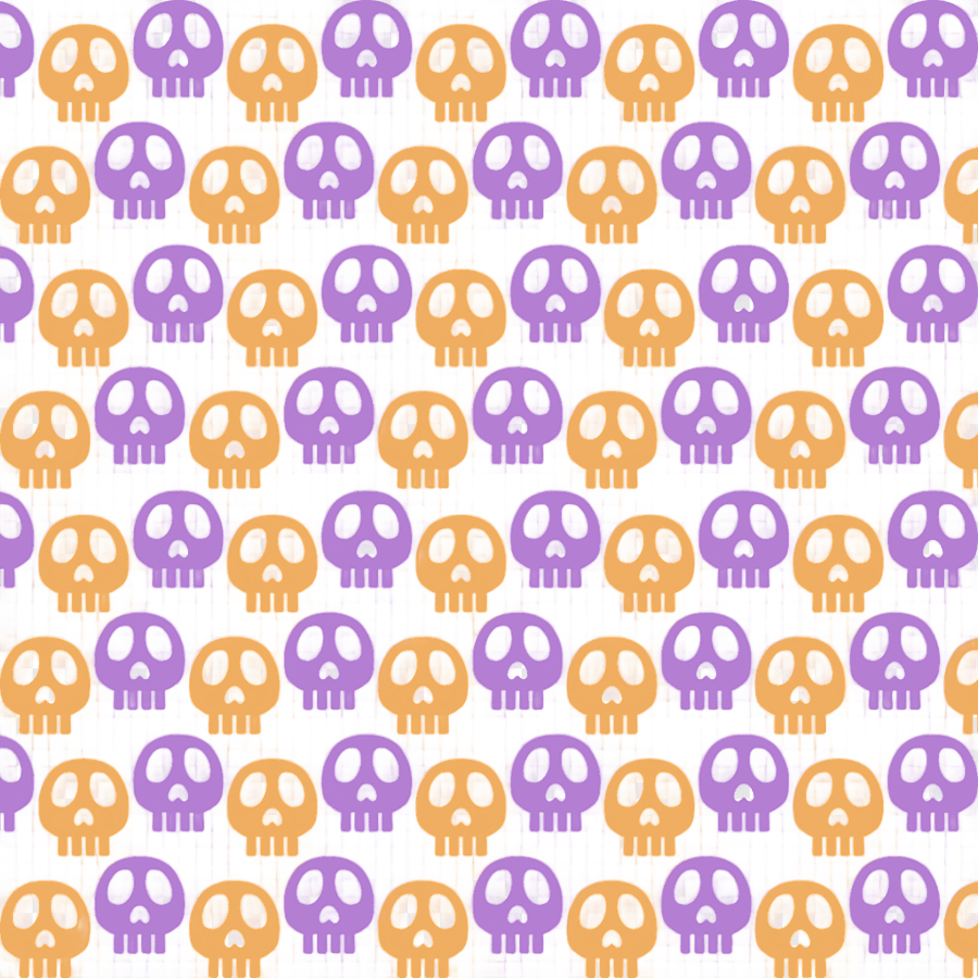 png clipart halloween skulls skull background colorful background skull pattern wallpaper