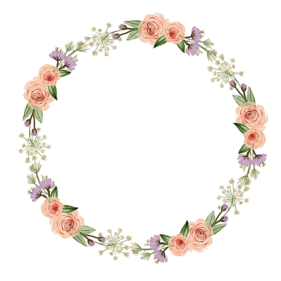 png clipart hand painted garlands hand painted wreath