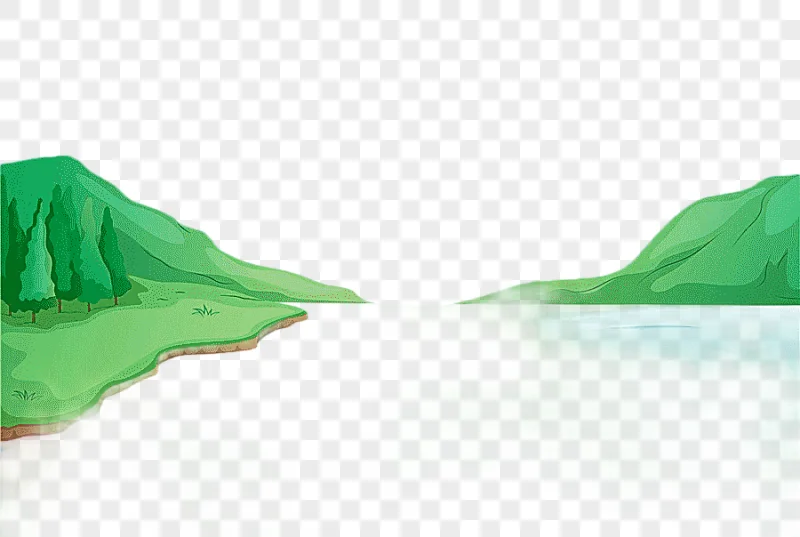 png clipart hand painted river river water river face