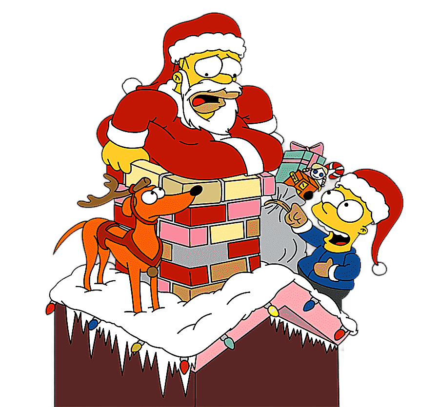 png clipart homer simpson santa claus santa s little helper bart simpson lisa simpson sant