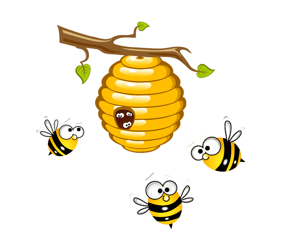 png clipart honey bee beehive bee cartoon cartoon character food