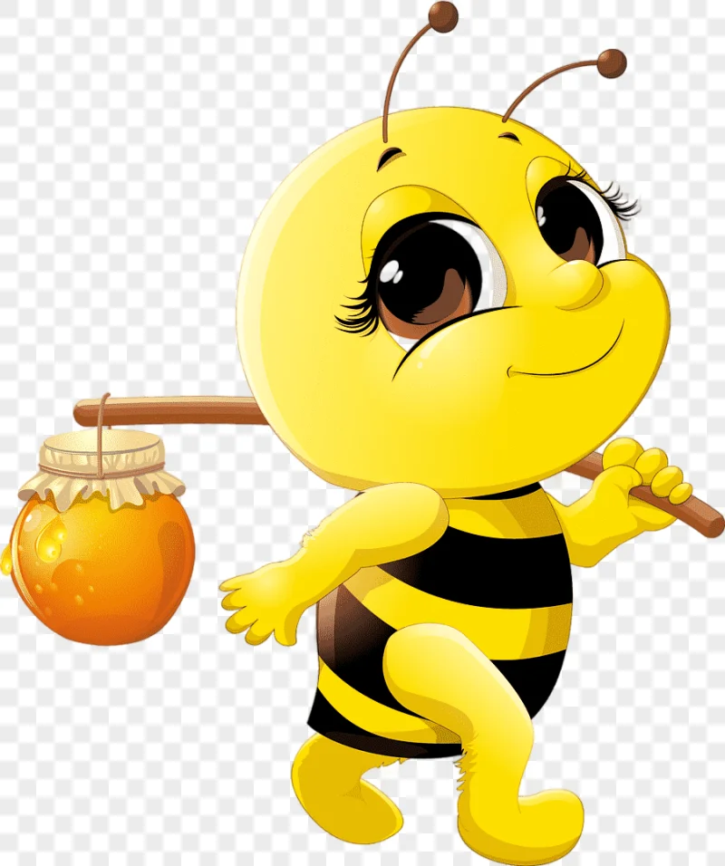 png clipart honey bee cartoon cute bee insects honey