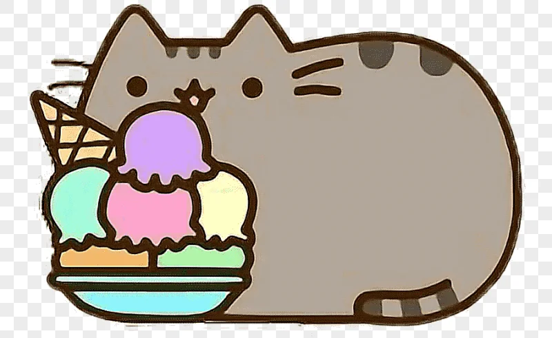 png clipart ice cream pusheen cat tenor ice cream carnivoran dog like mammal