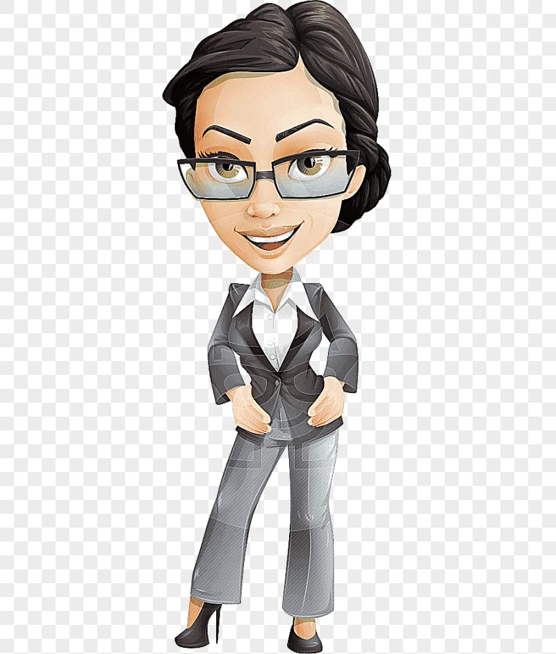 png clipart illustration of woman cartoon animation female character business woman child
