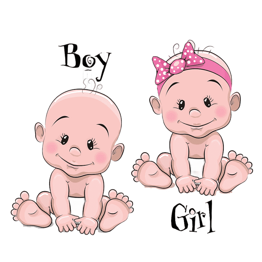 png clipart infant cartoon illustration cartoon male and female baby baby two babies graph