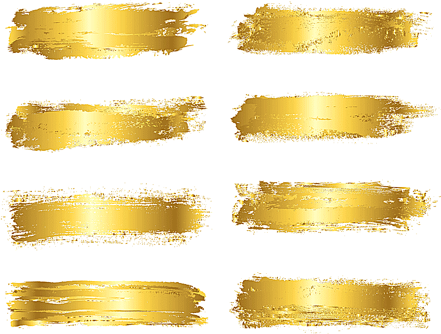 png clipart ink brush painted gold foil eight brown stripes watercolor painting miscellane