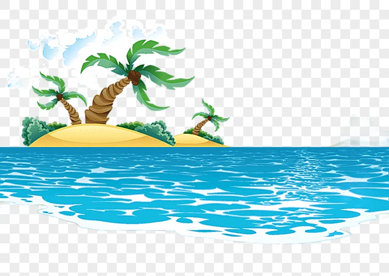 png clipart island animation cartoon sea beach computer wallpaper