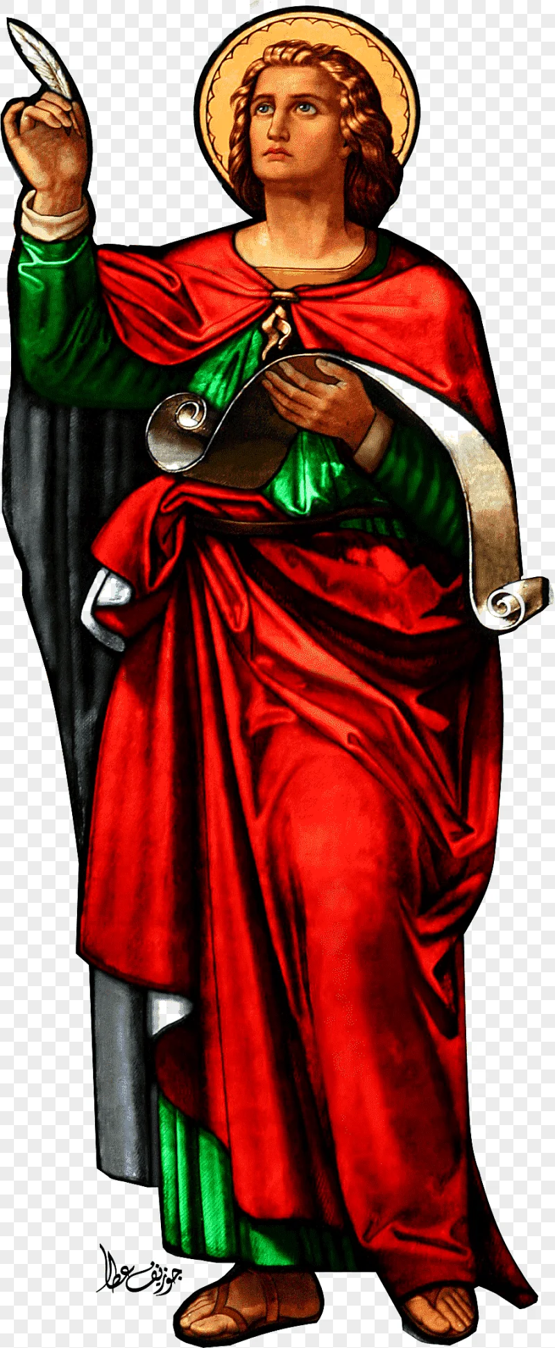 png clipart john the evangelist santa claus evangelism santa claus holidays cartoon