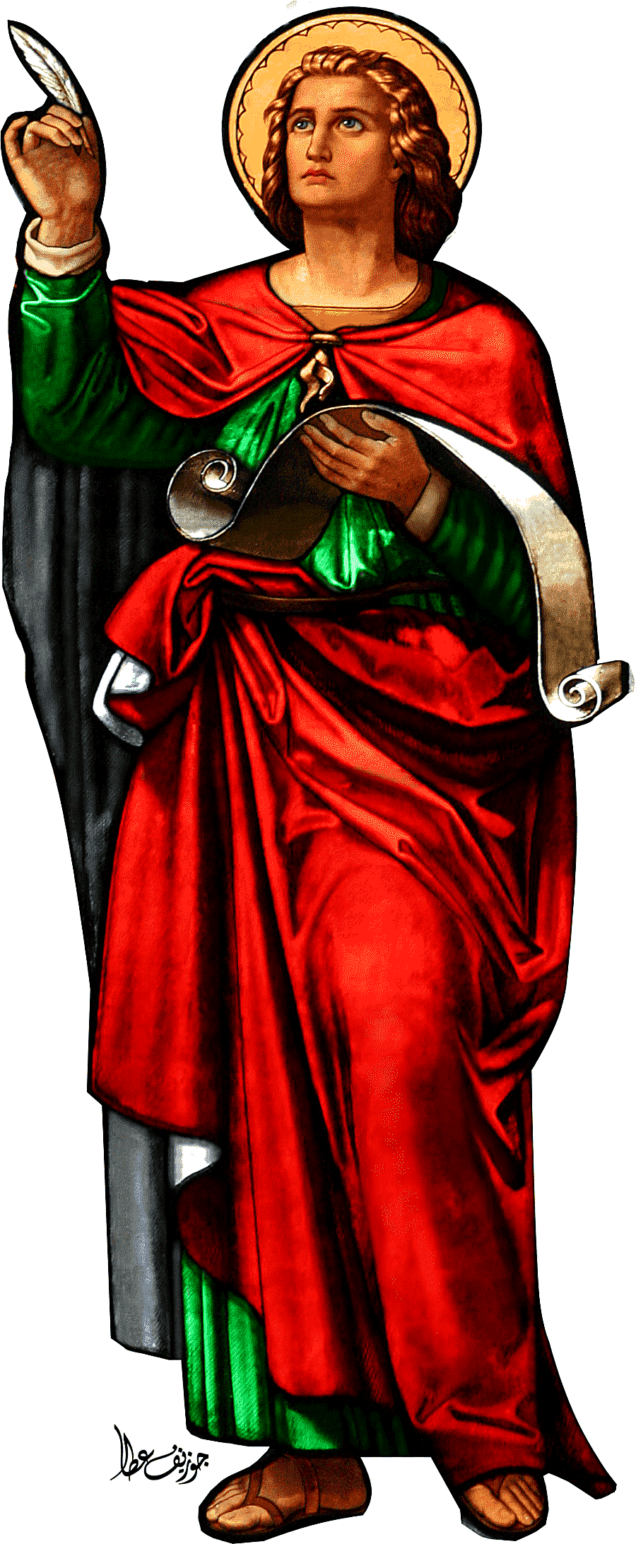 png clipart john the evangelist santa claus evangelism santa claus holidays cartoon