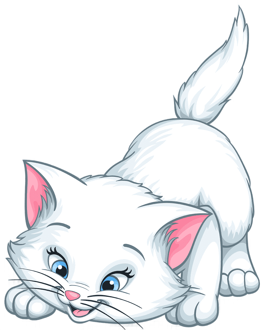 png clipart kitten cat whiskers marie cartoon white kitten cartoon white cat mammal face