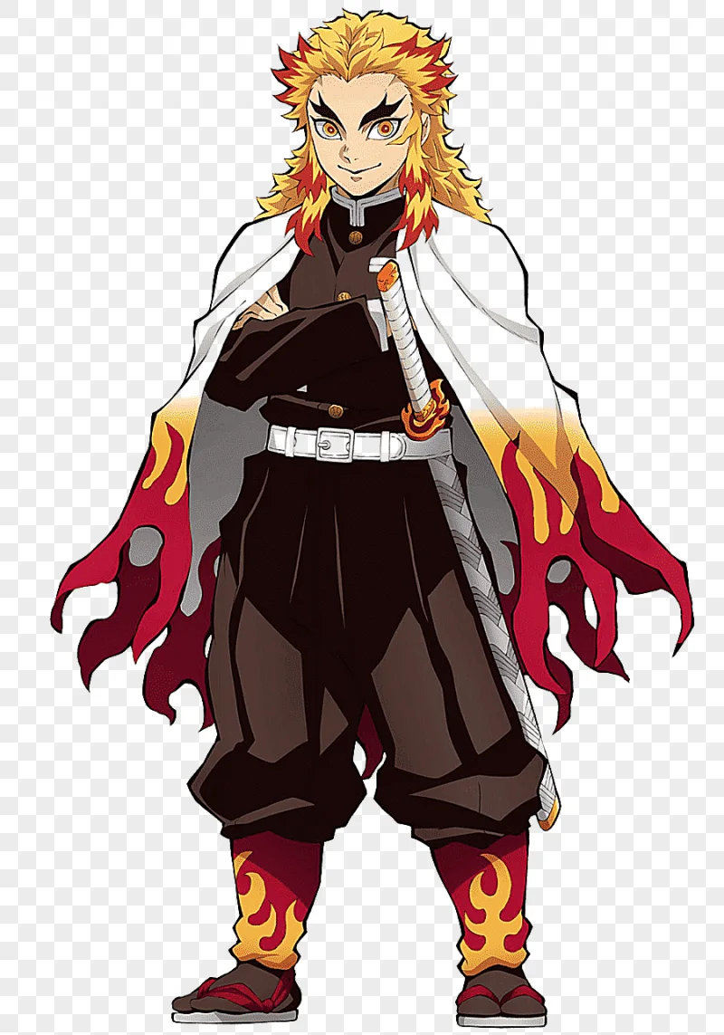 png clipart kyojuro rengoku demon slayer cartoons demon slayer anime series