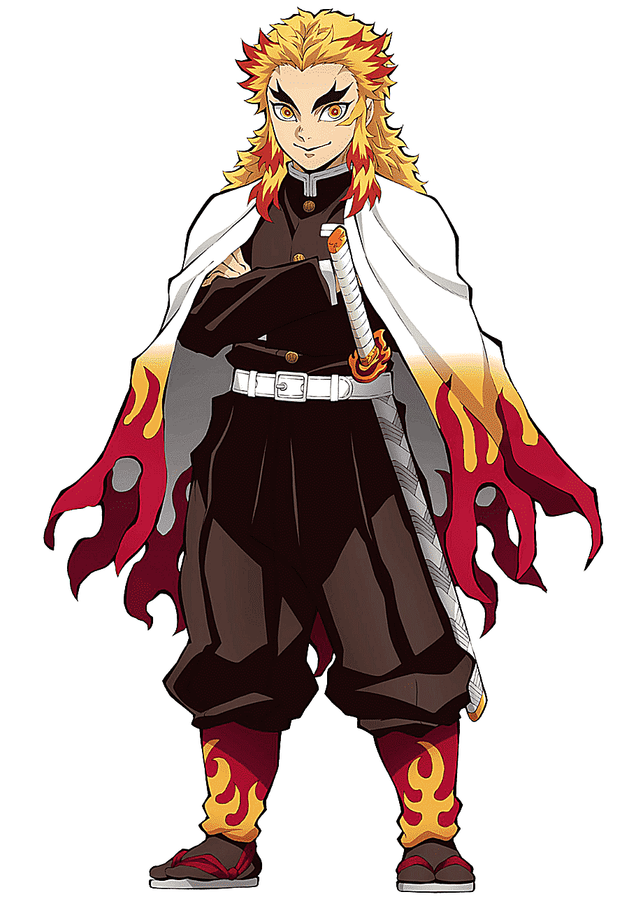 png clipart kyojuro rengoku demon slayer cartoons demon slayer anime series