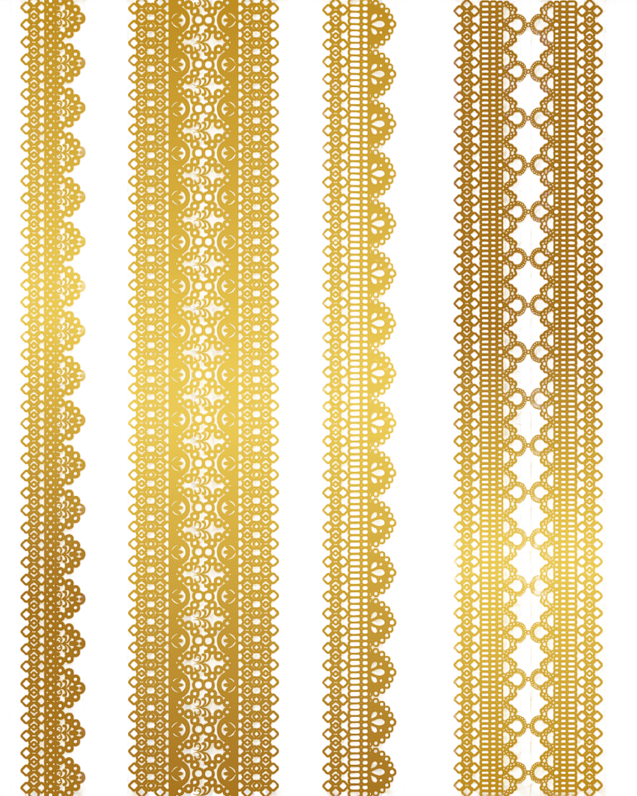 png clipart lace gold euclidean textile gold lace pattern material four gold laces miscell
