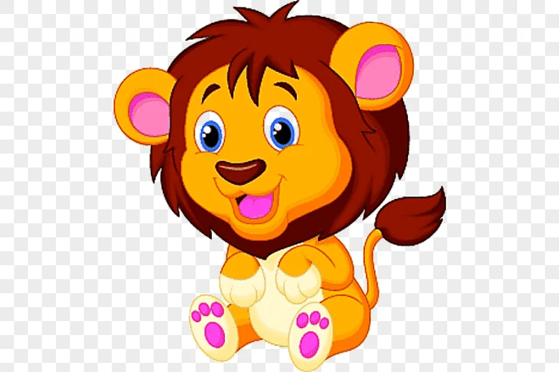 png clipart lion animals game for kids animals game for kids cartoon cartoon lion material