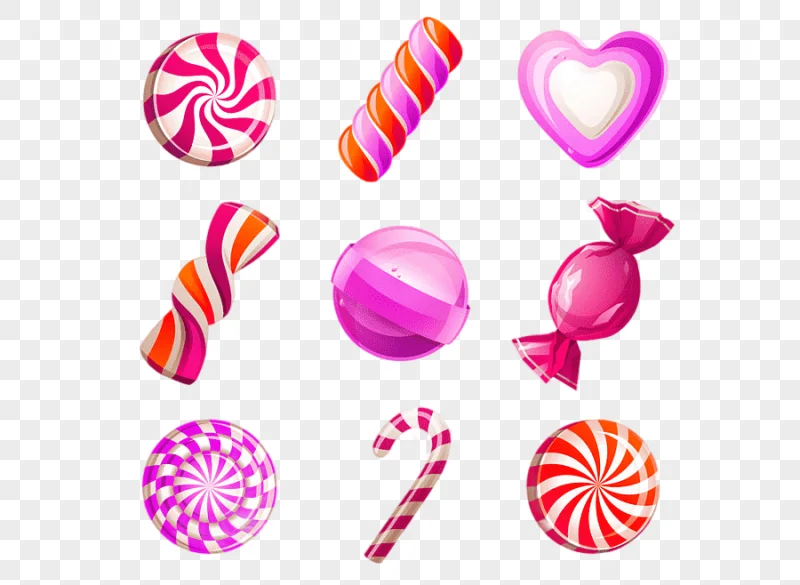png clipart lollipop candy cane cotton candy cupcake hand painted candy watercolor paintin