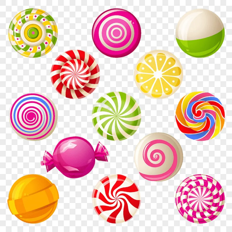 png clipart lollipop candy cane cotton candy sweet candy s food spiral