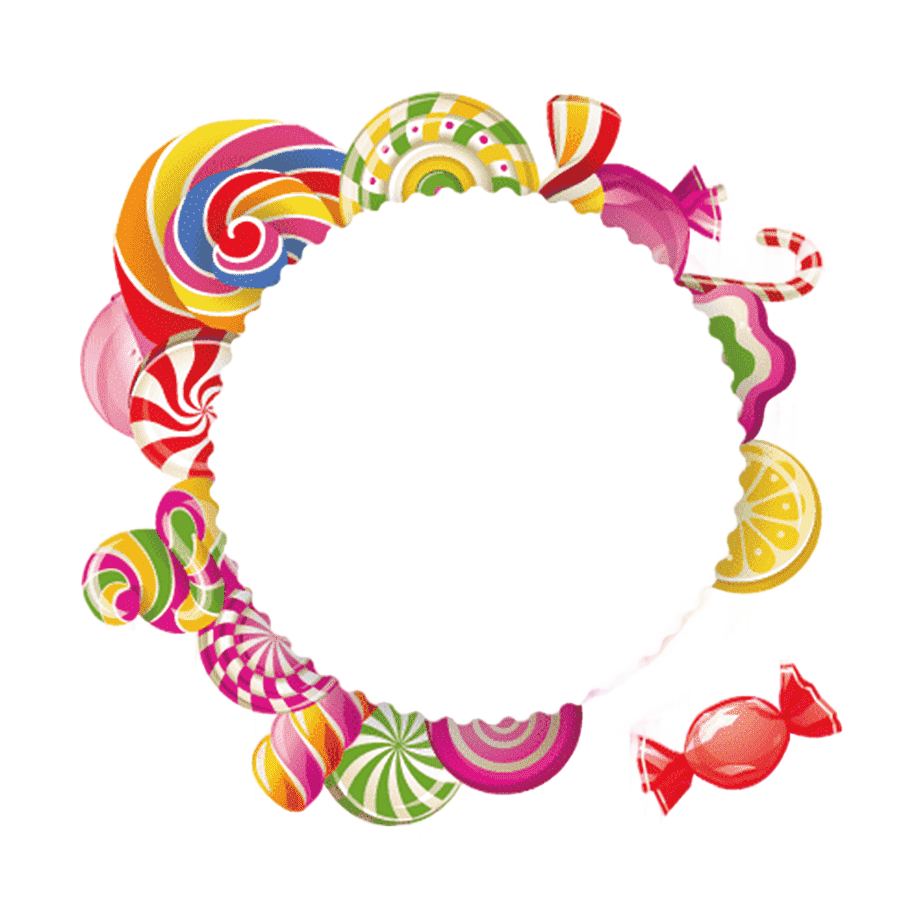 png clipart lollipop cotton candy confectionery store candy border food border frame