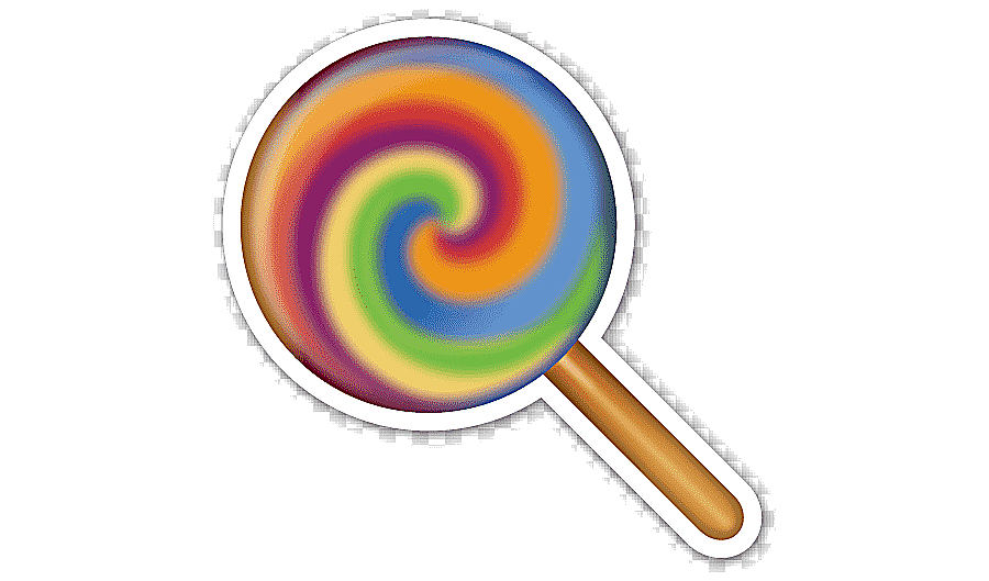 png clipart lollipop emoji sticker smiley iphone colored lollipop smiley sticker