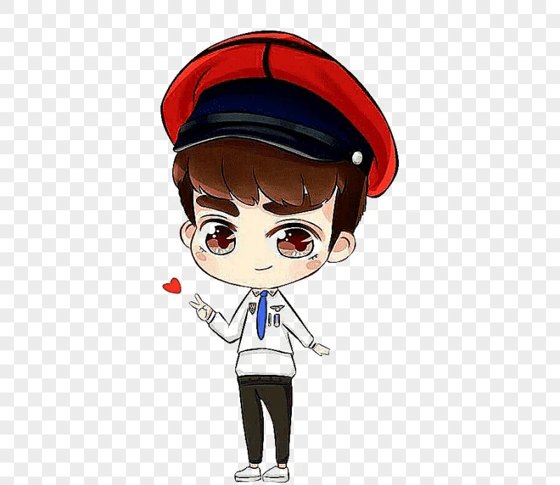 png clipart male anime style character illustration cartoon boy animation cute cartoon han