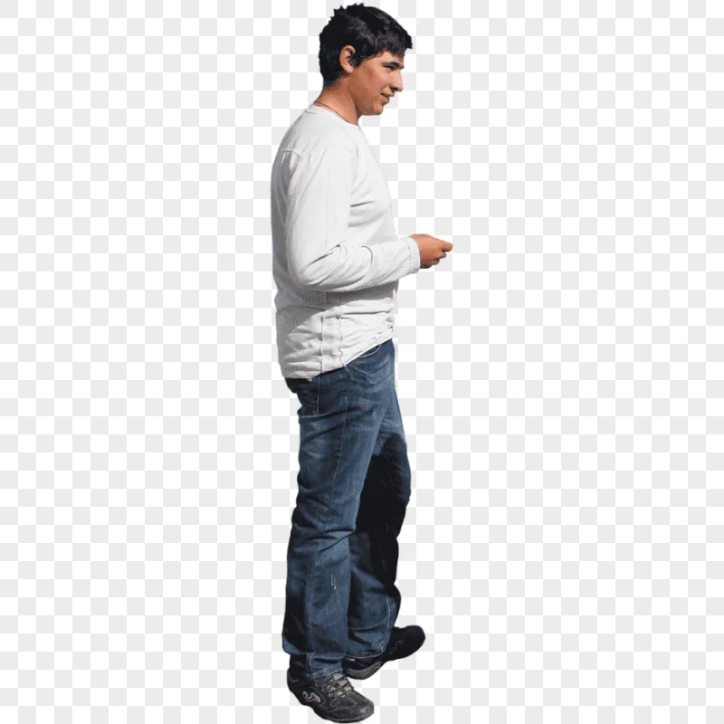 png clipart man in white long sleeved shirt standing standing man person man tshirt image