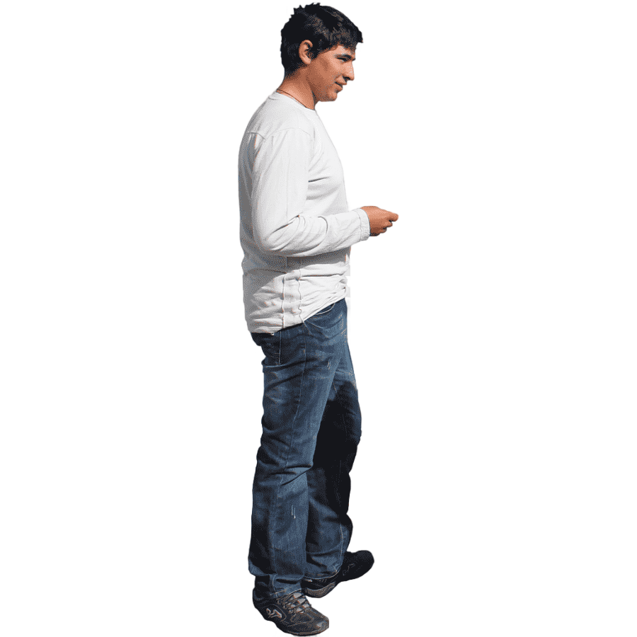 png clipart man in white long sleeved shirt standing standing man person man tshirt image