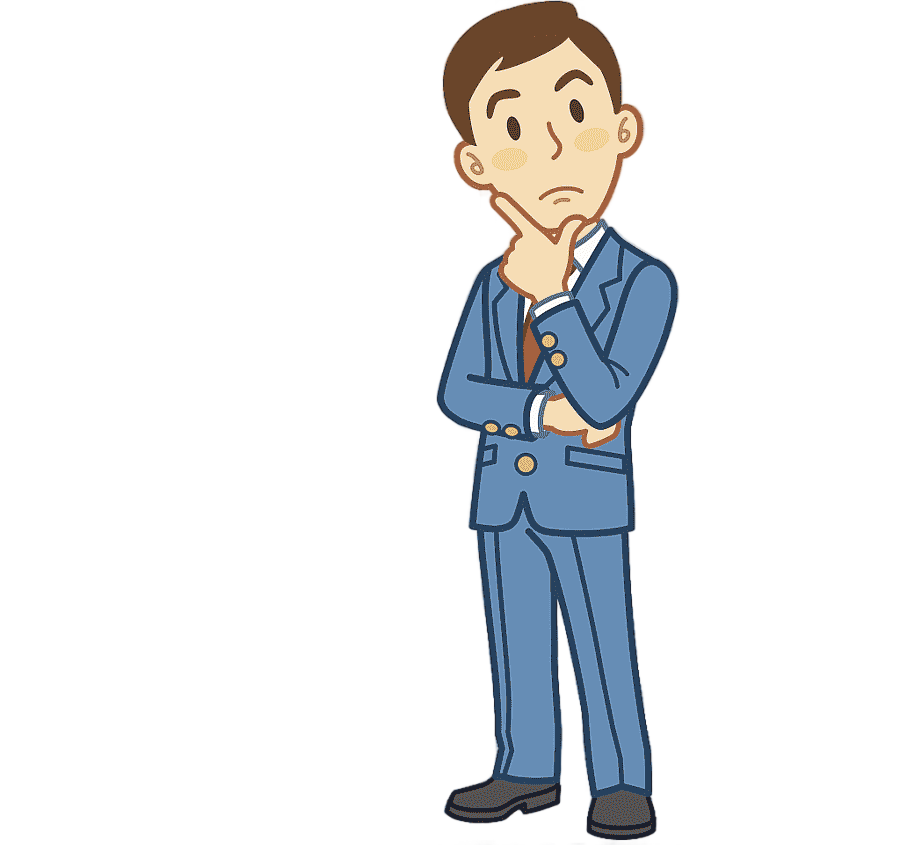 png clipart man thinking businessperson cartoon thought a business man who has been puzzle