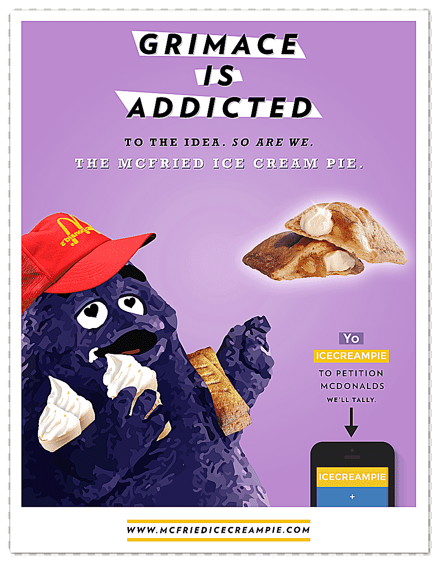 png clipart mcdonald s poster mcdonaldland organism grimace