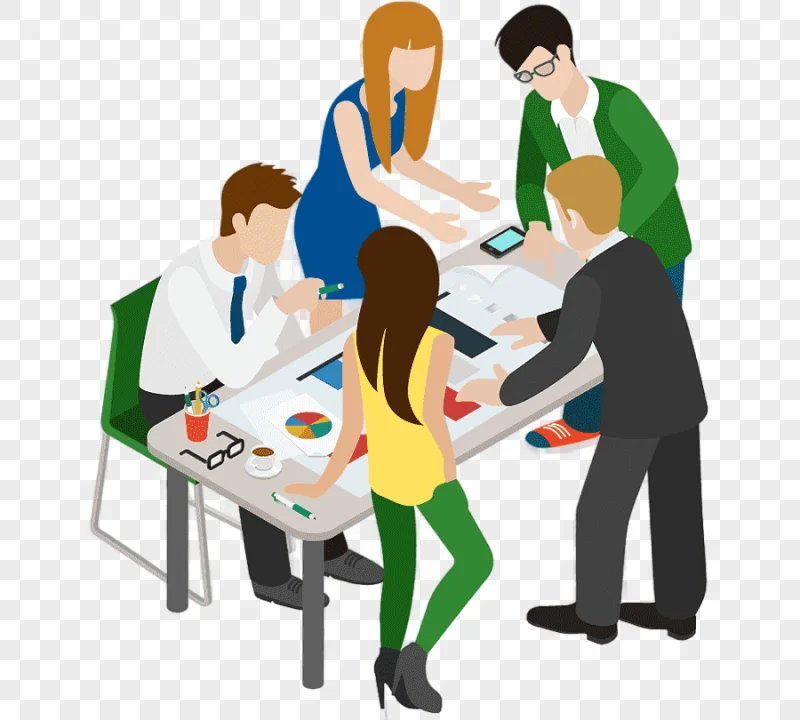 png clipart meeting cartoon businessperson business people comics people