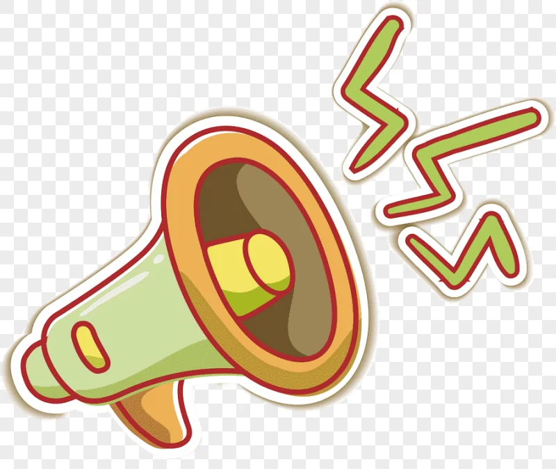 png clipart megaphone cartoon speaker electronics text