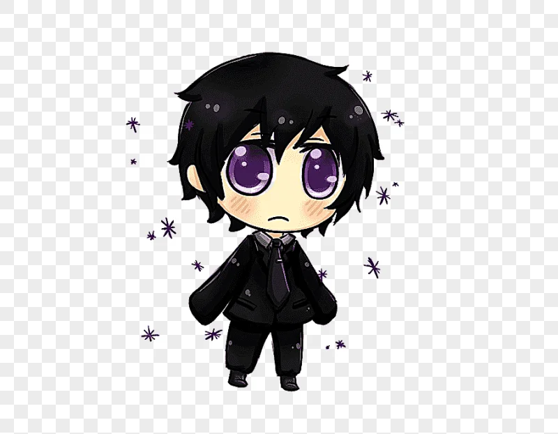 png clipart minecraft drawing chibi cartoon anime anime creeper purple black hair