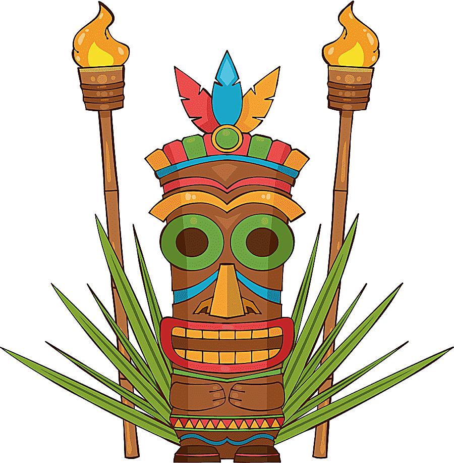 png clipart multicolored totem hawaii tiki funcandi jungle run endless runner free arcade