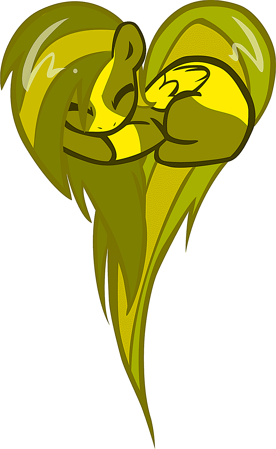 png clipart my little pony rarity heart heart leaf heart