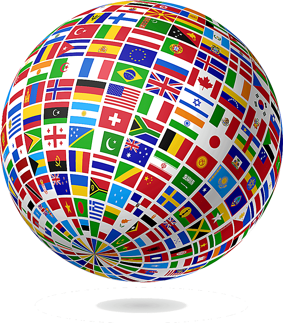 png clipart national flags themed planet illustration globe flags of the world world flag