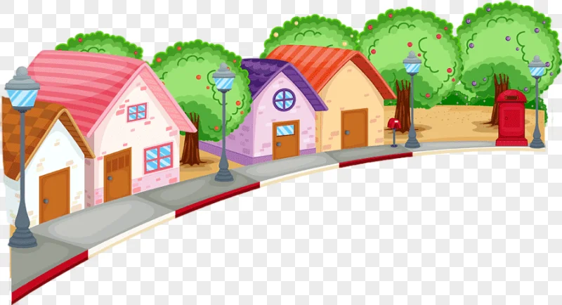 png clipart neighbourhood cartoon illustration illustration cartoon house cartoon characte