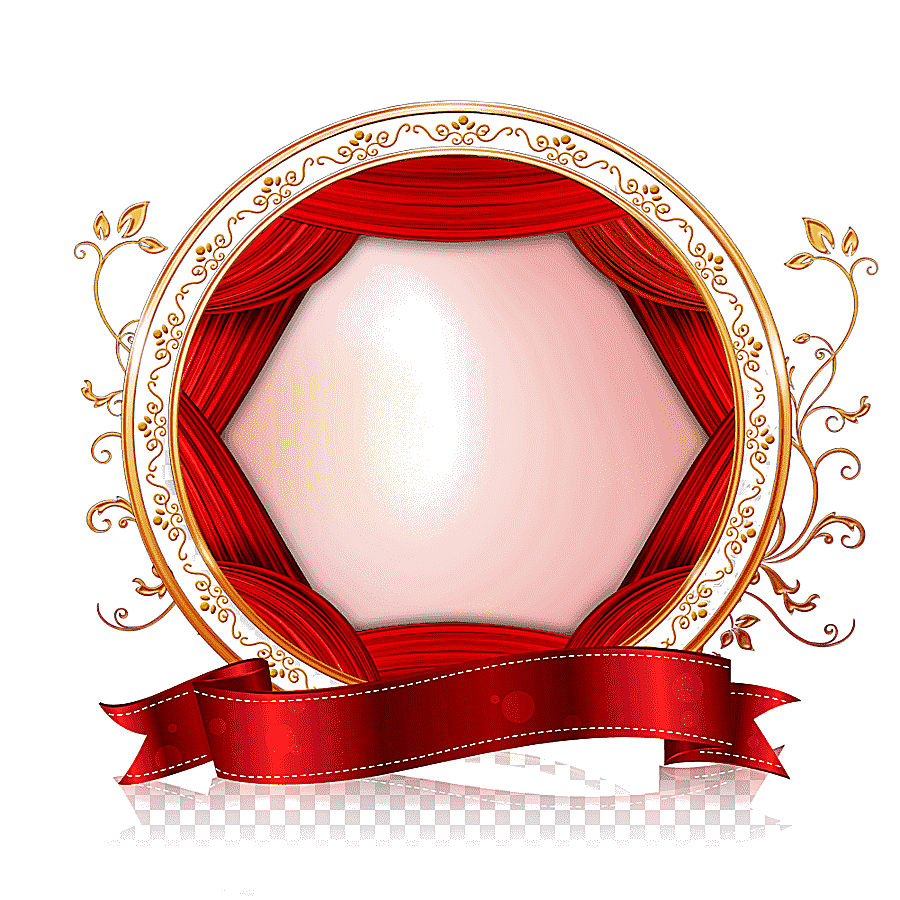 png clipart newcastle red creative wedding valentine border red and gold frame ribbon bord