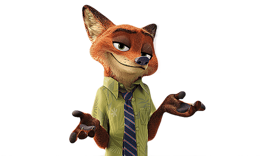 png clipart nick wilde lt judy hopps finnick chief bogo animated cartoon nick wilde police