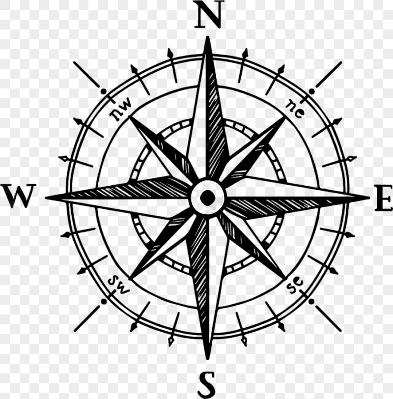png clipart north compass rose drawing hand painted compass watercolor painting angle