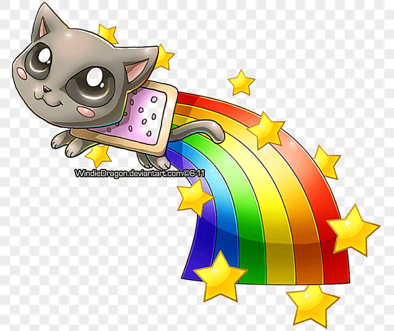 png clipart nyan cat youtube chibi cat animals dragon