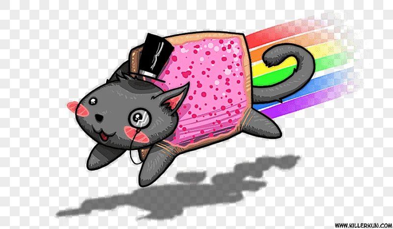 png clipart nyan cat youtube pusheen desktop cat mammal animals