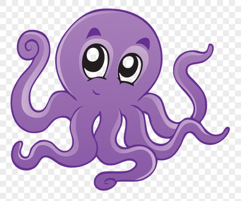 png clipart octopus cartoon others purple violet