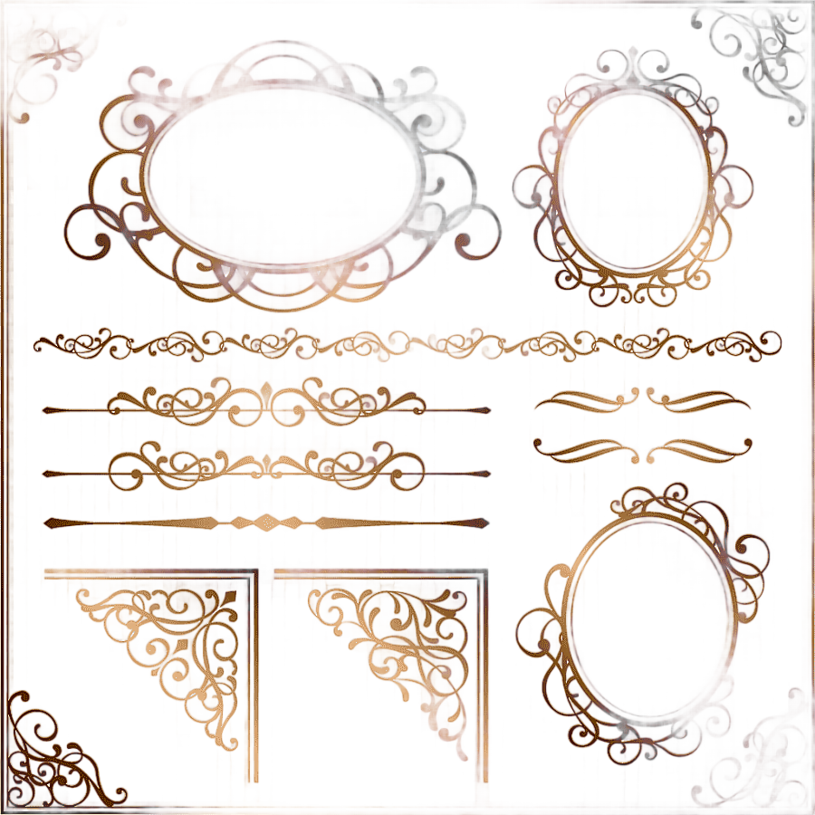 png clipart ornament frame euclidean european gold border pattern blue background with tex