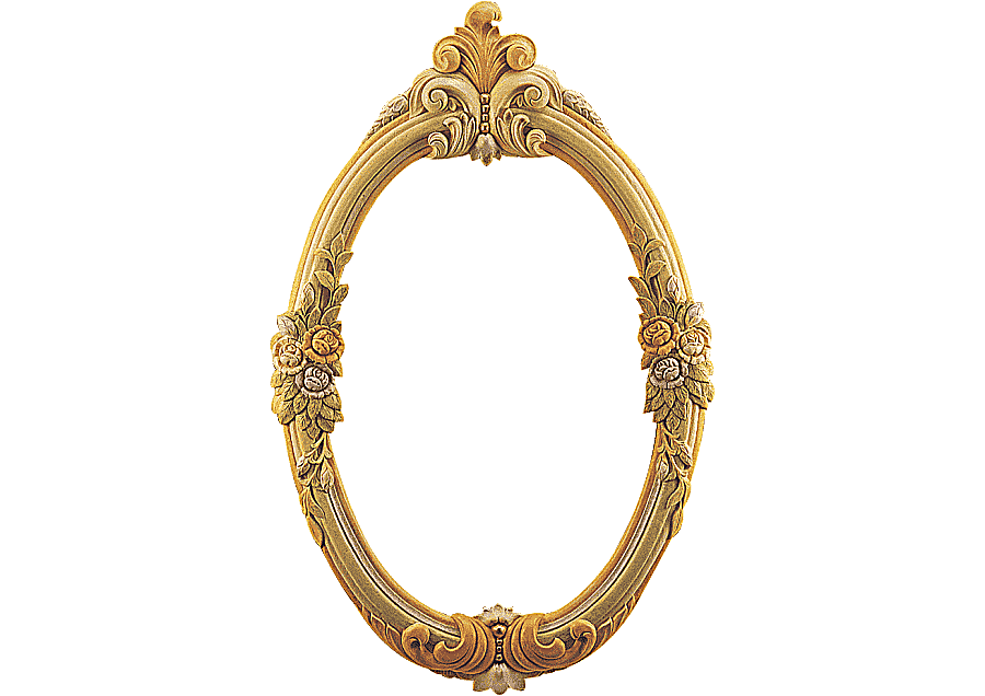 png clipart oval brown floral frame frames mirror gold mirror furniture decor